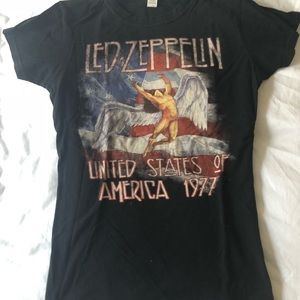 Led Zeppelin Fitted Graphic Tee